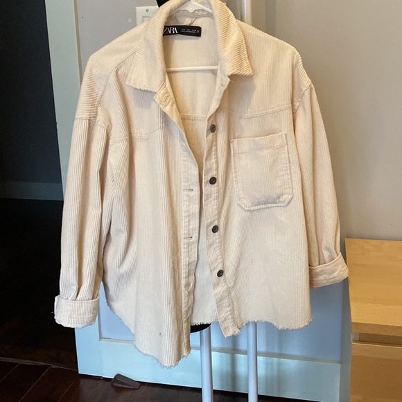 Zara cream corduroy jacket - Picture 3 of 3